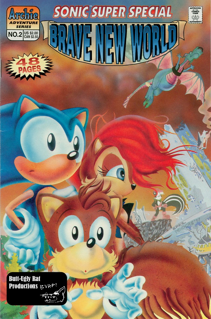 Sonic - Archie Adventure Series (Special) 1997b  Comic cover page